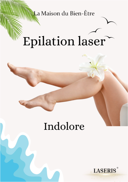 Epilation définitive au laser indolore à La Maison du bien être Genay près de Villefranche sur Saône